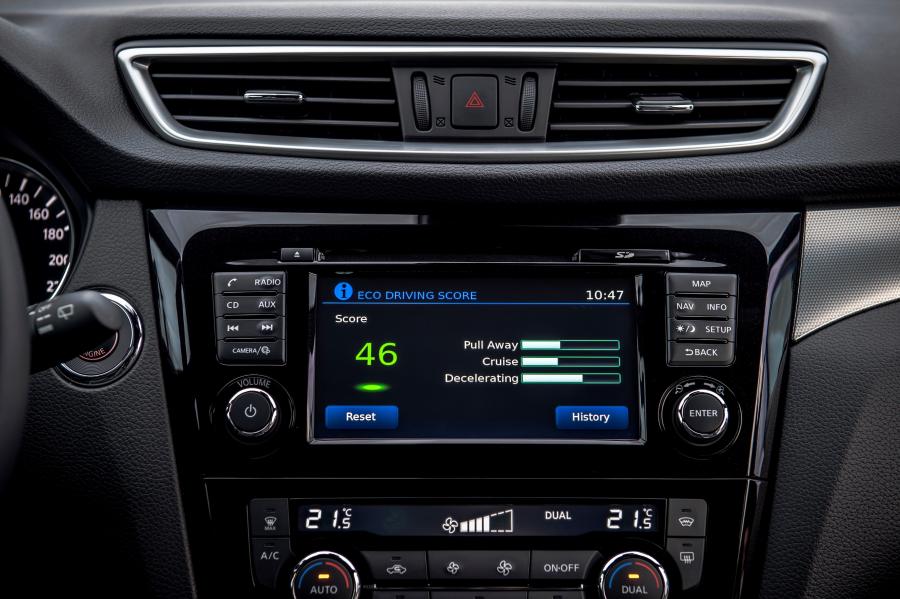 Детали интерьера Nissan Qashqai 2017 года  (WW) (фото 63 из 64)